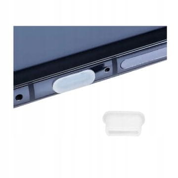 Čep protiv prašine za USB-C priključak za punjenje, bezbojni