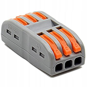 BRZOPRIVREDNI KONEKTOR ŽIČNI KONEKTOR 3x 0,08-4 mm2 1 kom PCT-223