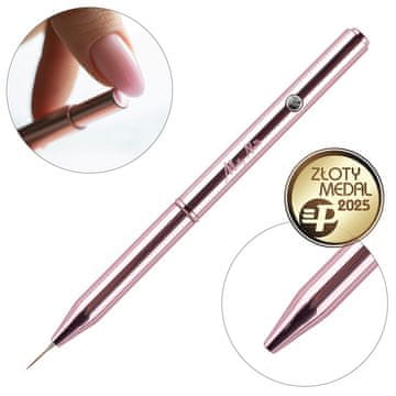 11mm Automatic Linear Long Pro Art četkica za nokte boje ružičastog zlata