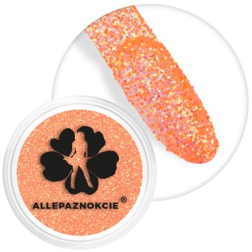 Allepaznokcie Shine Neon Orange puder za nokte 2 g br. 08