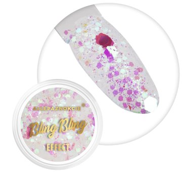 Allepaznokcie Bling Bling Effect puder za nokte 1 g br. 07