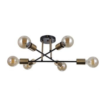 Italux Lampa stropna FORM PNDIO-2-6-BL-HBR Italux