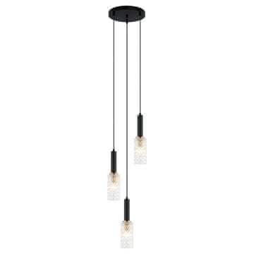 Italux Visuća lampa PEROLA PND-43363 BK+BR Italux