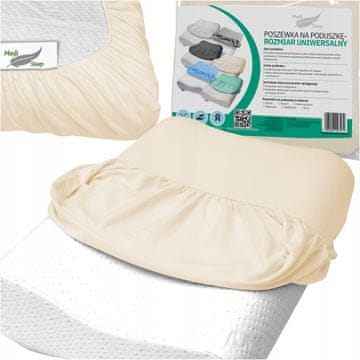 Medi Sleep Navlaka za ortopedski profilirani jastuk memory, univerzalna, krem