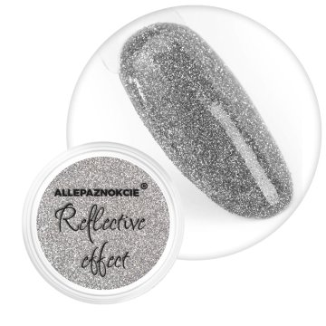 Allepaznokcie Reflektirajući efekt Puder za nokte 1 g br. 1