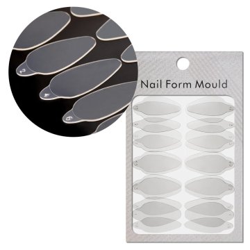 MollyLac Samoljepljivi silikonski kalupi za Dual Form oval ST012-3 24 kom.