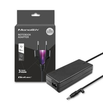 Qoltec HP 65W adapter za napajanje prijenosnog računala | 18,5 V | 3,5 A | 4,8 * 1,7 | + kabel za napajanje