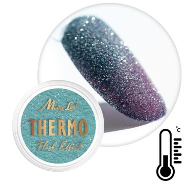 MollyLac Termo Flash Effect puder za nokte 0,5 g br. 3