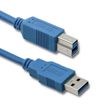 Qoltec Kabel USB 3.0 za pisač A muški | B muški | 1 m