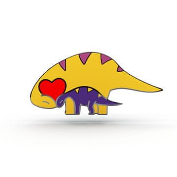 Pinets® PINETS značka dva dinosaura ljubav obitelj Love