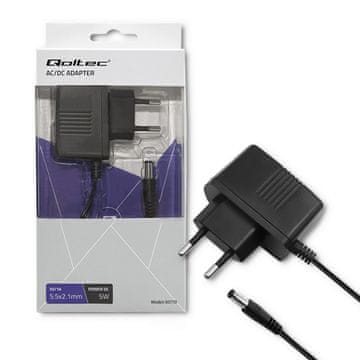 Qoltec napajanje s utikačem 5W | 5V | 1A | 5.5*2.1