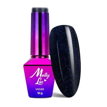 MollyLac LED/UV gel lak hibridni lak Winter Crystalize br. 227 Last Night 10 g
