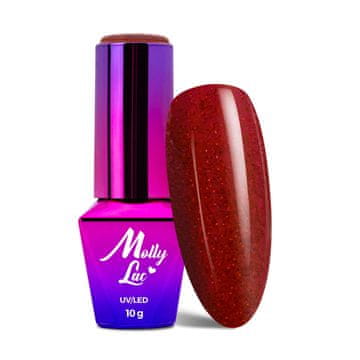 MollyLac Glowing Time LED/UV gel lak br. 233 Fifth Avenue 10 g