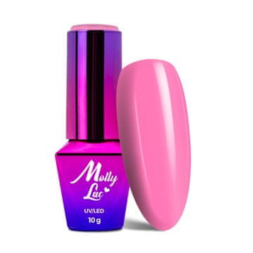 MollyLac LED/UV gel lak hibridni lak Flamingo br. 144 Vrt s cvijećem 10 g