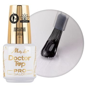 MollyLac Doctor Top Pro Salon Clear 15g samoregenerirajući nadlak za sjaj koji se ne briše