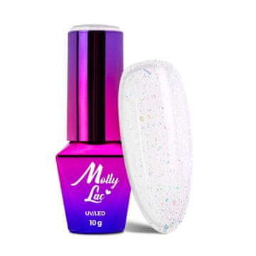 MollyLac LED/UV gel lak Mermaid Whispers br. 599 Sea Angel 10g