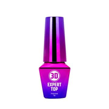 MollyLac Vrhunski 3D Expert završni premaz za hibridne lakove s Clear washom 10 g