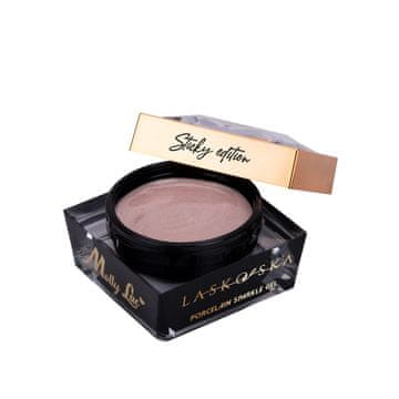 MollyLac Porculanski svjetlucavi gel Sticky Edition Laskovska Prljavo ružičasta 15 g