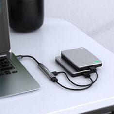 Qoltec Qoltec Hub adapter USB-C 3.1 4w1 i USB 3.0 te 3x USB 2.0
