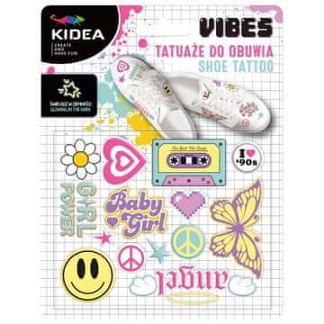 Derform Tatuaže za obuću koje svijetle u mraku Good Vibes Kidea
