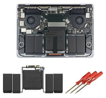 Baterija za Apple Macbook Pro 13" A1706 2017 A1819 MLVP2LL 4314mAh Original TI