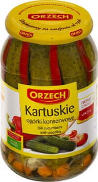 Orzech ukiseljeni krastavac Kartuskie 900g