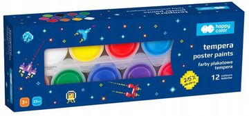 Plakatne boje 12 boja 25 ml Pixi Planet Happy Color