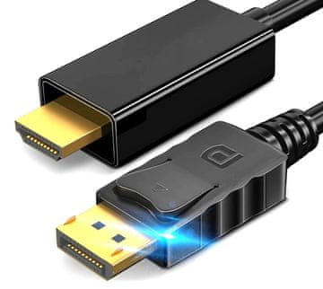 Kabel displayport na hdmi 4k dp-hdmi 1m