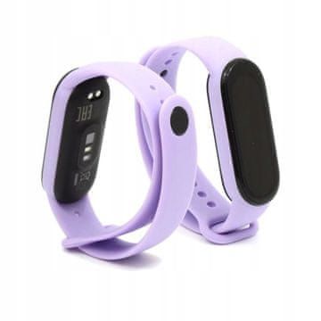 Traka za Xiaomi Mi Band 5 6 6 NFC 7 zamjenski remen za smartband 7, ljubičasta