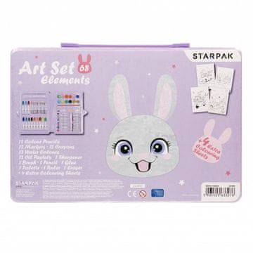 STARPAK STARPAK Umjetnički set od 68 dijelova Rabbit Kunić