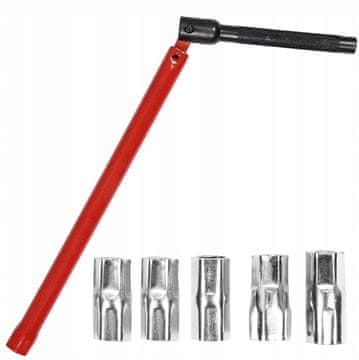 Hidraulični ključ za montažu baterija slavina armature, 5 nastavaka 8-12 mm