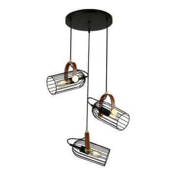 Italux Viseća lampa Antoin PND-2445-3-BK Italux