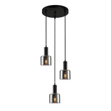 Italux Lampa wisząca SANTIA PND-65342-3A-BK+SG Italux
