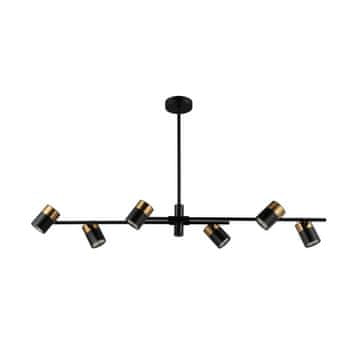 Italux Stropna svjetiljka s reflektorima ELICE PND-58892-6-BK-BRO Italux