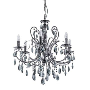 Italux Lampa wisząca Barocco Black MD72709-6B Italux
