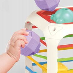 Razvrstavač kockica gumice elastična multi kocka montessori senzorička 7u1