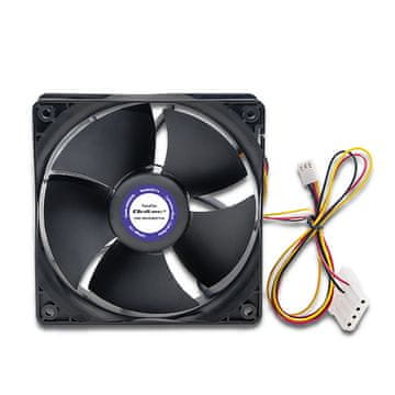 Qoltec Qoltec ForceFan ventilator 6000 RPM | 120mm | 12V