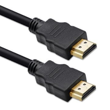 Qoltec Qoltec kabel HDMI v1.4, high speed, 4K, 30Hz, 30AWG, zlatni, 1.5m