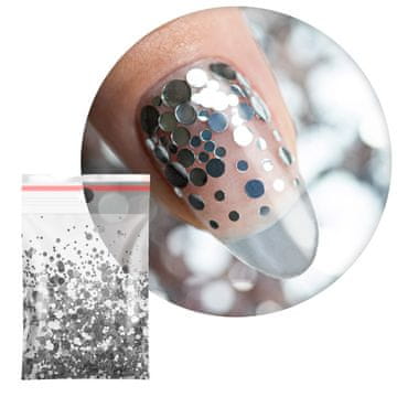 Princess Nails Pop-Up! Pjegice, konfeti, kapljice, točkice, krugovi za nail art br. 2 20 g