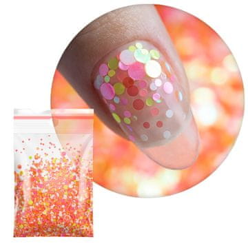 Princess Nails Pop-Up! Pjegice, konfeti, kapljice, točkice, krugovi za nail art br. 4 20 g