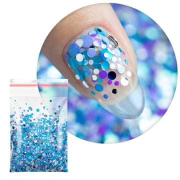 Princess Nails Pop-Up! Pjegice, konfeti, kapljice, točkice, krugovi za nail art br. 11 20 g