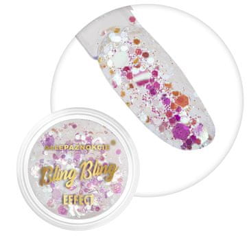 Allepaznokcie Bling Bling Effect puder za nokte 1 g br. 03