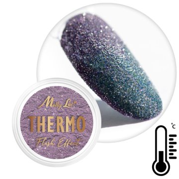 MollyLac Termo Flash Effect puder za nokte 0,5 g br. 4