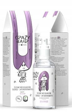 Hiskin crazy hair ulje za kosu mješavina za srednje i visokoporozne kosu lavanda 100ml