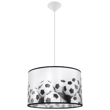 Okrugla dječja viseća lampa, nogomet, Ø40 cm, FOOTBALL B, 1xE27, 15W, SL.1427, Sollux Lighting