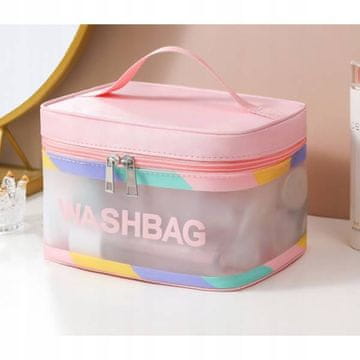 eCarla Ecarla kozmetička torba washbag kuferek ružičasta ks74