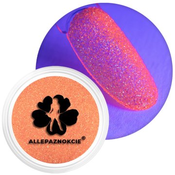 Allepaznokcie Neonska prašina za nokte Mermaid Dust Allepanails svijetli u UV zrakama u staklenci 2,5 g br. 4