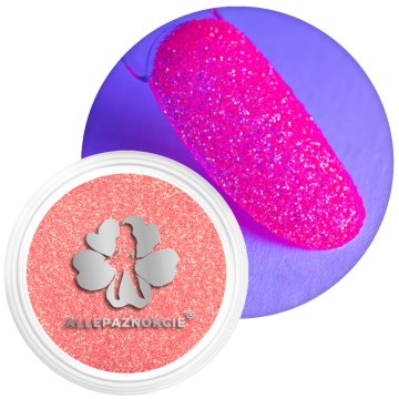 Allepaznokcie Neonska prašina za nokte Mermaid Dust Allepanails svijetli u UV zrakama u staklenci 2,5 g br. 5