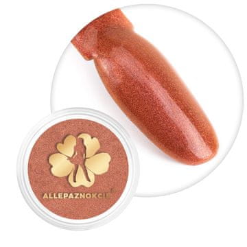 Allepaznokcie Rose Allepanails zlatni zrcalni puder za nokte 0,6 g