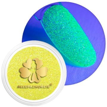 Allepaznokcie Neonska prašina za nokte Mermaid Dust Allepanails svijetli u UV zrakama u staklenci 2,5 g br. 3